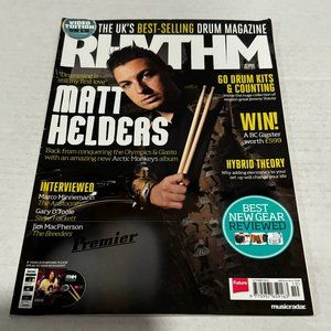 Rhythm Magazine - Matt Helders / Marco Minnemann / Gary O'Toole - October 2013